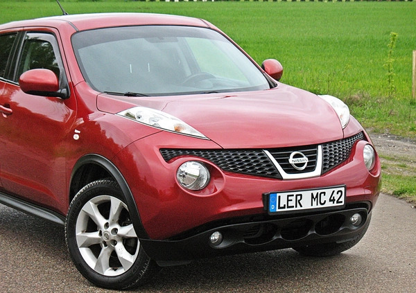 Nissan Juke cena 38900 przebieg: 159849, rok produkcji 2013 z Kuźnia Raciborska małe 22